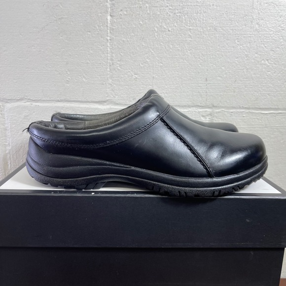 Dansko Professional Clogs Black Leather Comfort Shoes Men's 46 EU/12.5-13 US